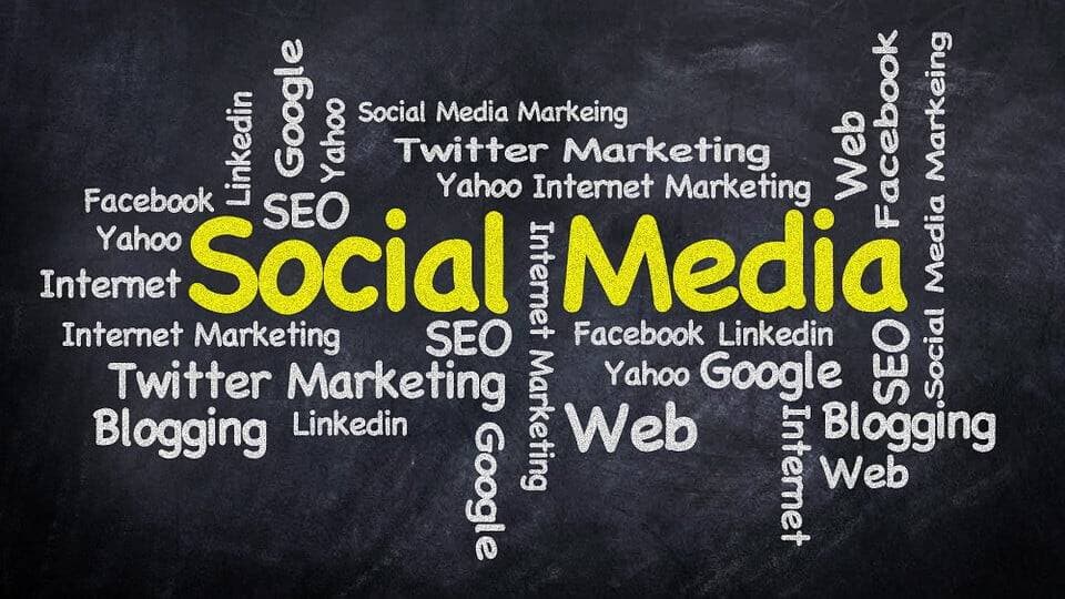 Social Media Word cloud