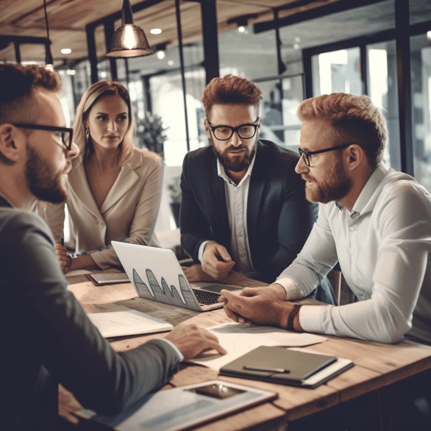 Sales and Marketing Collaboration in Office