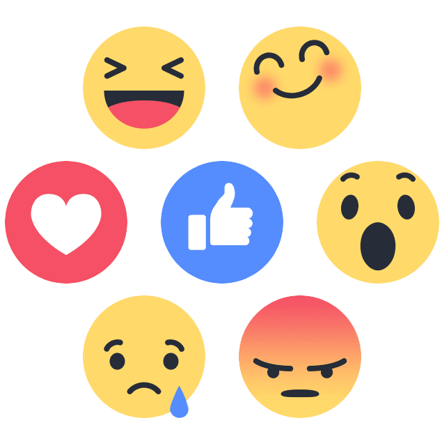Facebook reaction buttons - EWR Digital