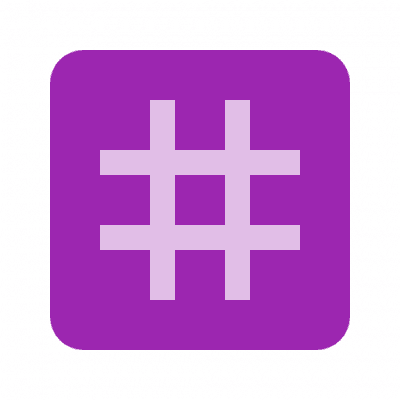 Hashtag Icon - EWR Digital