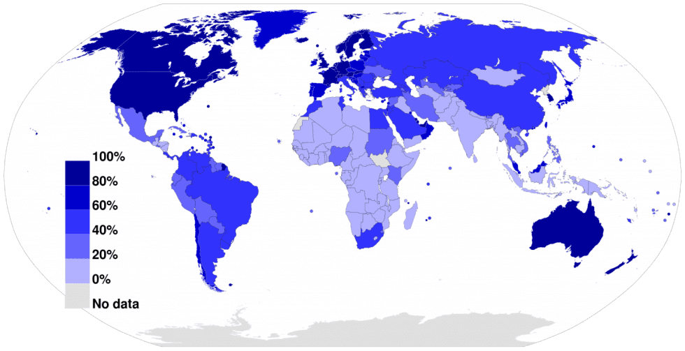 Global Internet Usage - EWR Digital