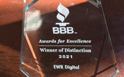 EWR Digital Wins the BBB Award for Excellence for 2021