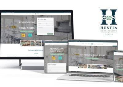 Website Design: home remodeler client