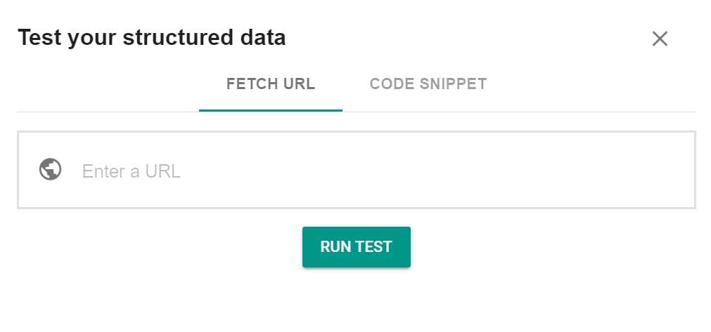 Test structured data tool
