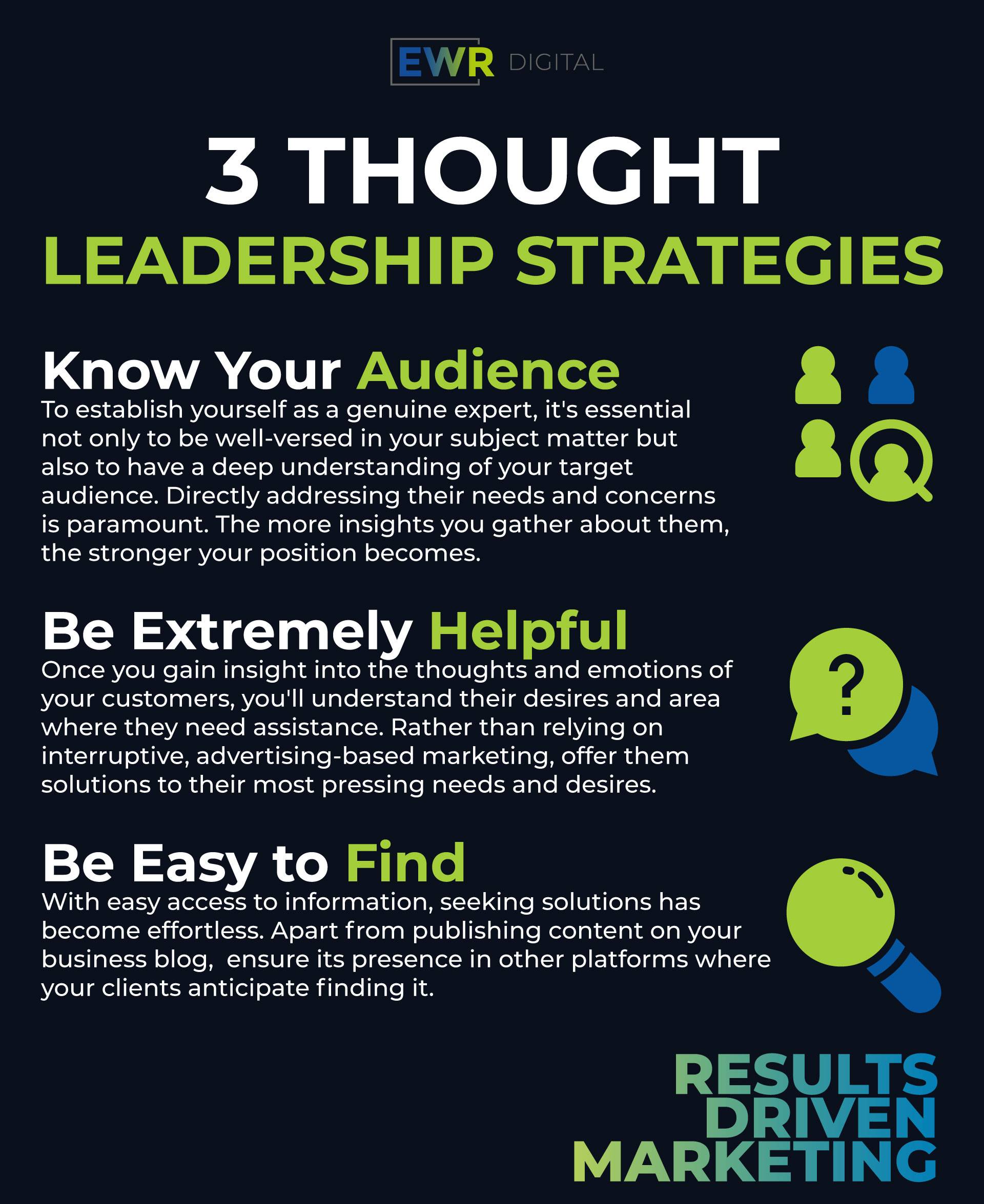 3 Thought Leadership Strategies