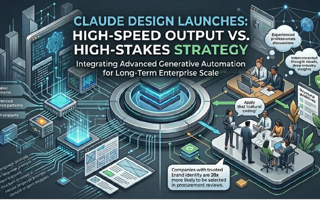 Claude Design Launches: High-Speed Output vs. High-Stakes Strategy